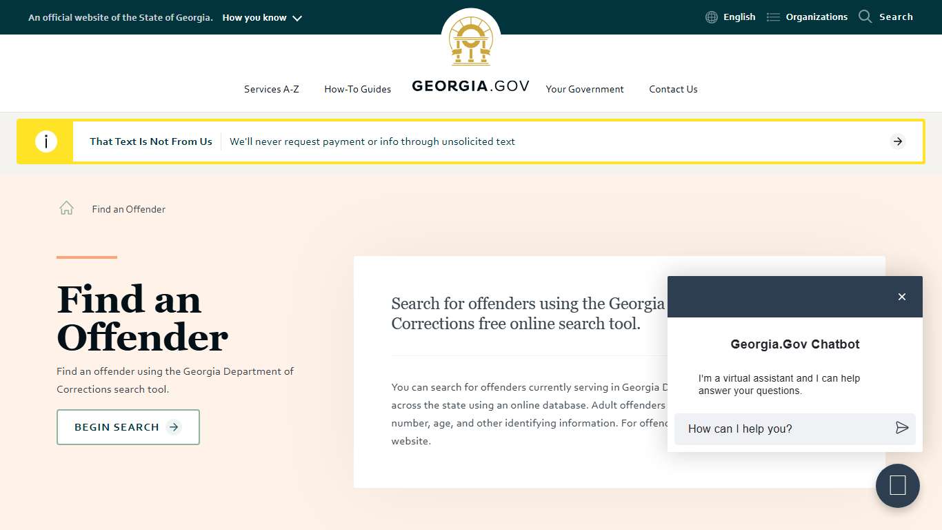 Find an Offender | Georgia.gov
